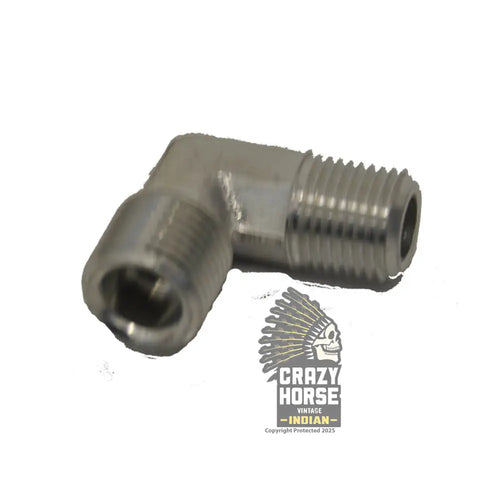 418001 ELBOW FITTING FUEL MALE MALE CAD2