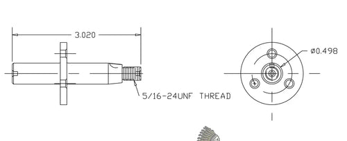 39324 GENE SPROCKET SHAFT