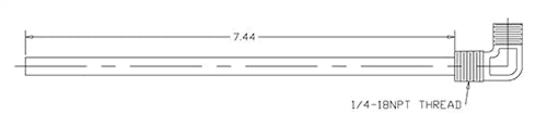 43872 OIL RETURN TUBE