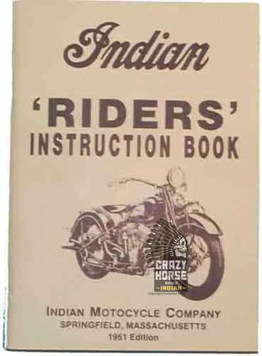 MANUAL RIDER M805 1940-53 ALL INDIANS