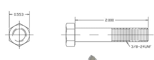 207221 HANDLEBAR MOUNTING BOLT