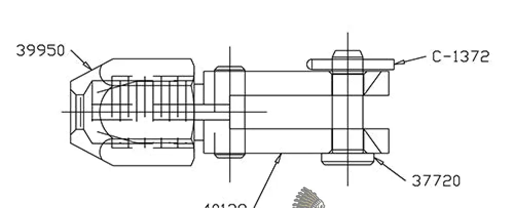 JG-2497 CLEVIS BRAKE CABLE