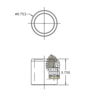 JG-2526 BUSH GIRDER FORK (REPLACES NEEDLE ROLLERS)