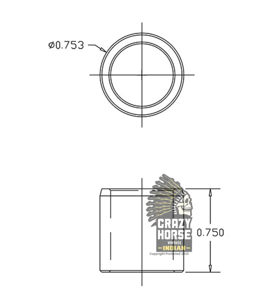 JG-2526 BUSH GIRDER FORK (REPLACES NEEDLE ROLLERS)