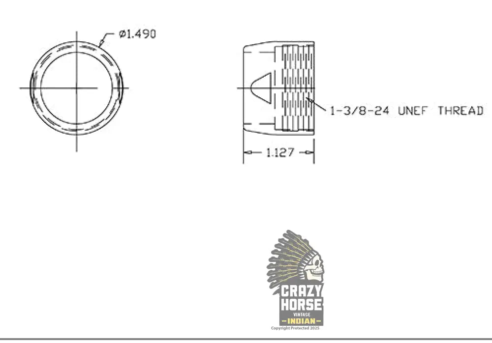 28B93 CONTROL SLEEVE NUT