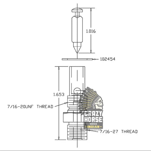 102453 NEEDLE & SEAT ASSY