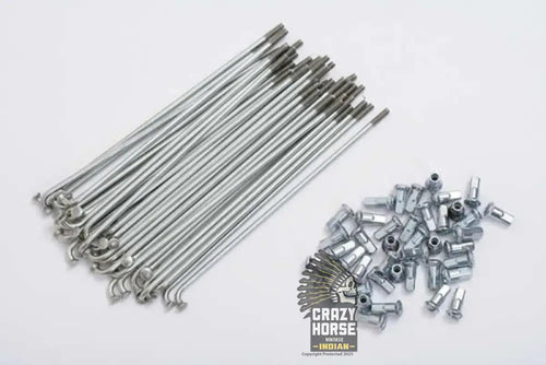 38437 Stainless Steel Spoke set CHIEF with 18