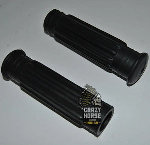 28B102 HANDLEBAR GRIPS BLACK 1928 CHIEF