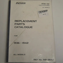 Load image into Gallery viewer, Manual Replacement  Parts Catalogue 36 to 42