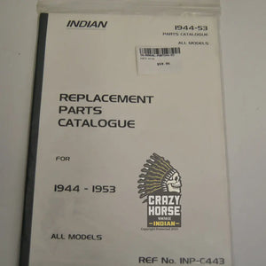 Manual Replacement Parts Catalogue 1944 to 1953