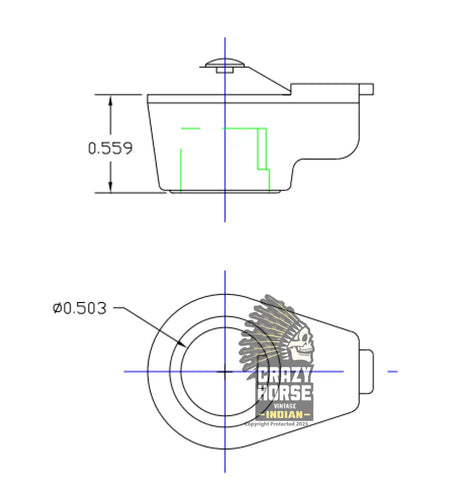 100642 ROTOR, distributor 4CYL