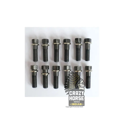 1207 SET 12 7/16 HEAD BOLTS SET 600CC 101 SCOUT 1928-1931