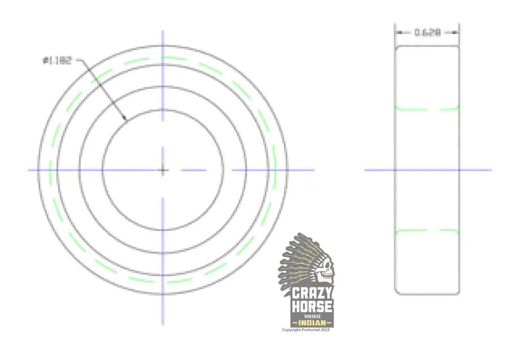 189010 HEAD BEARING LOWER