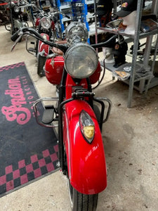 1941 INDIAN CHIEF 1200CC 3 SPEED IN INDIAN RED