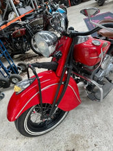 Load image into Gallery viewer, 1941 INDIAN CHIEF 1200CC 3 SPEED IN INDIAN RED