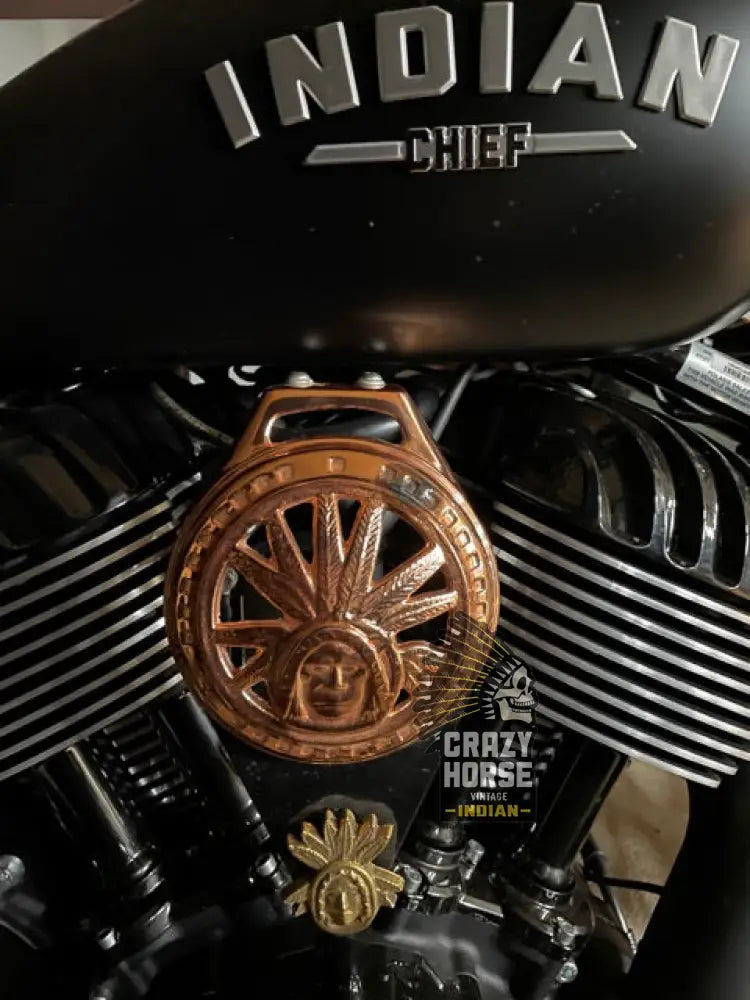 Retro Coil Cover kit post 2021 Polaris Indian with steel frame