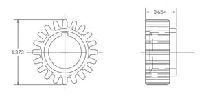 20B104 PINION GEAR ALL SCOUTS 1920-42