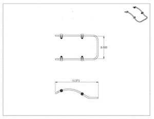 244003 DEFENDER FRONT BUMPER KIT