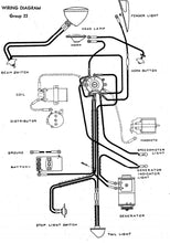 Load image into Gallery viewer, 1948 AND UP WIRING DIAGRAM