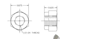35B722 AXLE NUT