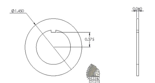 35B776 LOCK TAB FR HUB