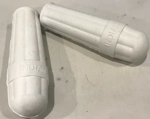 41290 W Pair of White handlebar grips