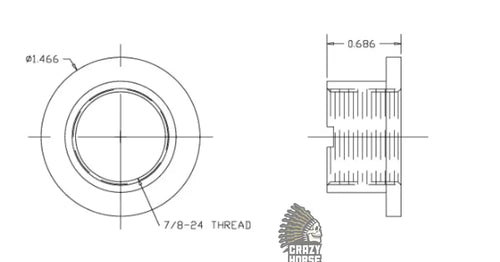 43406 BEARING NUT