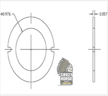 Load image into Gallery viewer, 44345 THRUST WASHER, .975 I.D, .057 thick, Flywheel