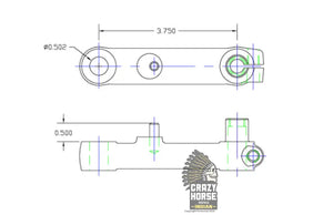 44450 GIRDER SHACKLE LOW LEFT