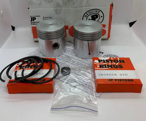 0605A Piston/Ring set 600cc Sct  3/4" PIN 1928-31