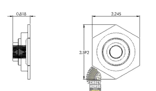 614005 TORQUE EVENOR SPRING NUT, inner