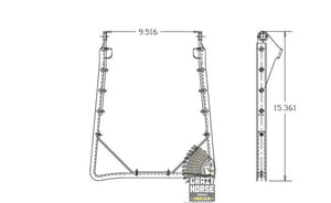 86683 233 741 REAR STAND