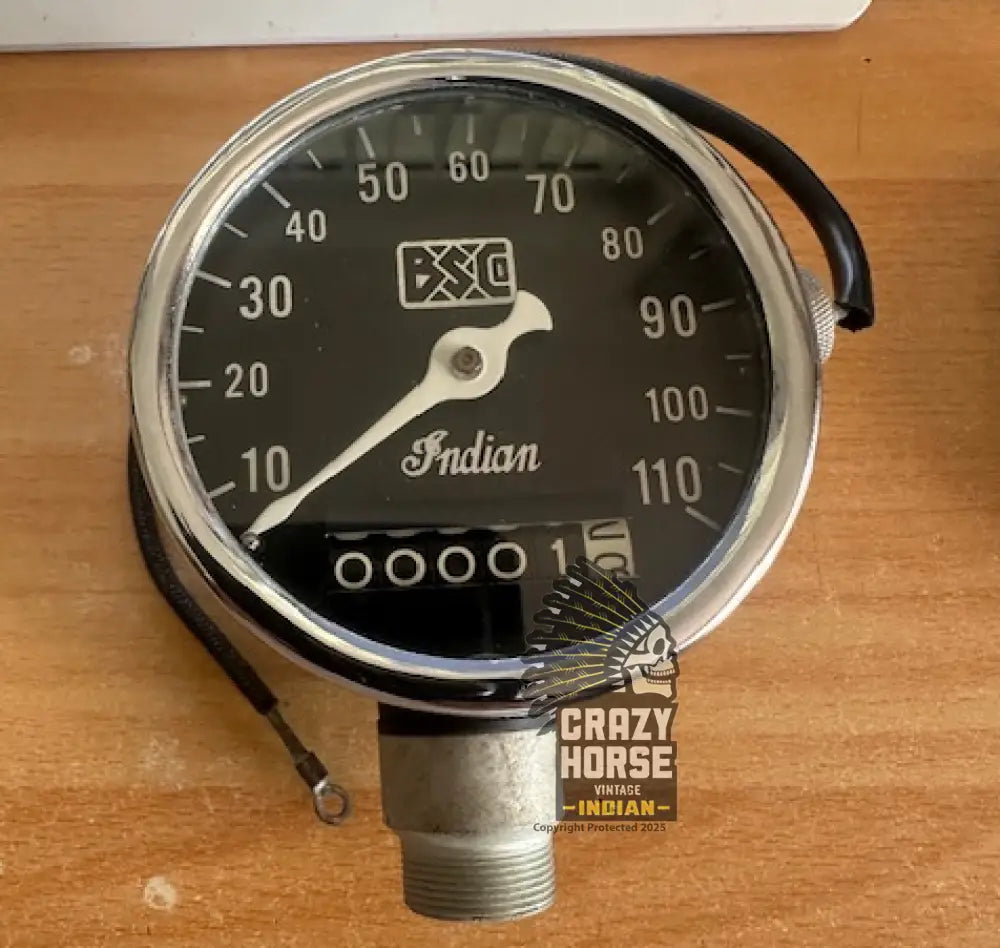 BSC CORBIN SPEEDOMETER 110MPH – Crazyhorse Indian