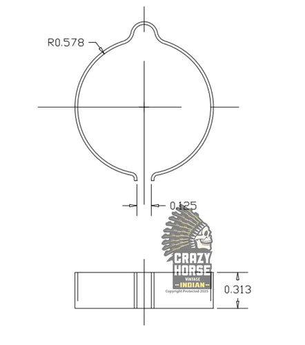 D29765 FRAME CLIP