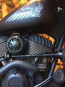 Retro Horn Cover Polaris Indian Chief Black 2014-2021