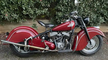 Load image into Gallery viewer, 1946 Indian Chief 1200cc Red 3 Speed Matching numbers