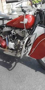 1946 Indian Chief 1200cc Red 3 Speed Matching numbers