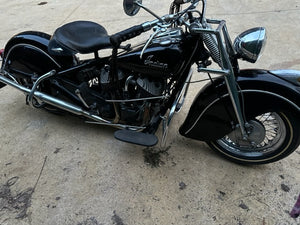 1948 Indian Chief 1200cc 3 speed in Gloss Black