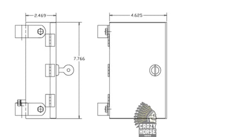 741 TOOL BOX 76118 JG-3317 3 HINGE