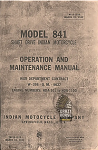 INDIAN TECH MANUAL 841 M656