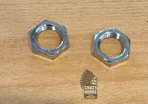 N2961 J23023 S43 Front wheel hollow axle hub cone lock nut PAIR