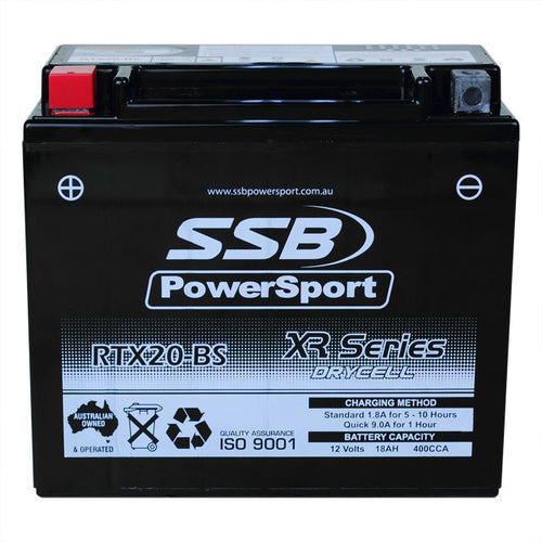 RTX20 BS 12V 20AH AGM BATTERY