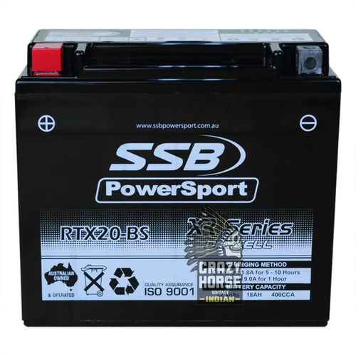 RTX20 BS 12V 20AH AGM BATTERY