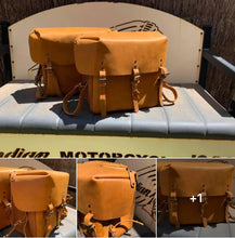 Load image into Gallery viewer, SADDLEBAG SET MILITARY CW MOUNTS TAN 741/841/344/345 ALSO WLA