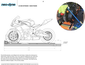 Neo-Dyne Motorcycle Loader Specifications