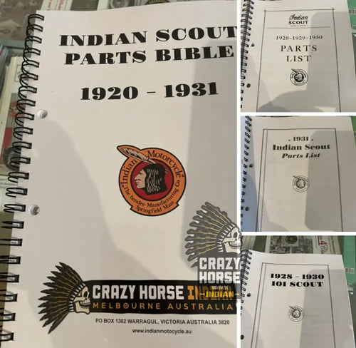 1920 - 1931 SCOUT / 101 PARTS BIBLE