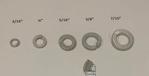 3.2.1/4 S/WASHER CAD PLATED PK5