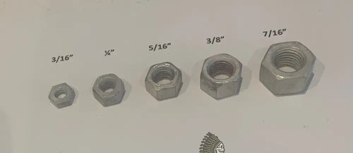 UNF NUT CAD PK 5 2.2.1/4