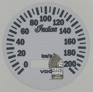 Decal Gilroy Speedometer kph