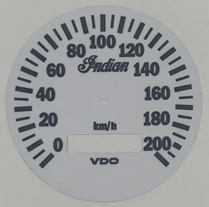 Decal Gilroy Speedometer kph